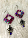 All that sparkles & bats - dangle earrings