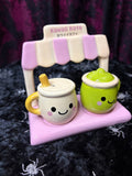 Salt & Pepper Shaker Set - Kawaii Latte (ceramic) in gift box