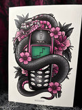RD Nokia Snake A4 Print - Art By Rose Demon