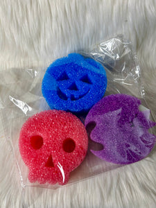 Scrubber sponge - spooky trio