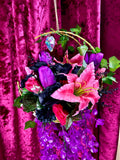 Light up Floral Moon Hanger - Home Decor Display