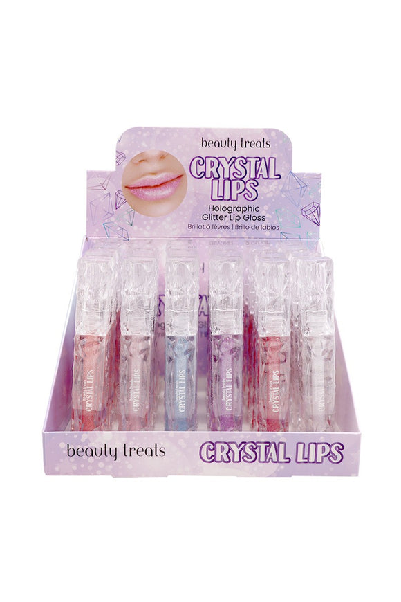 Beauty Treats - Crystal Lips Holographic Lip Gloss