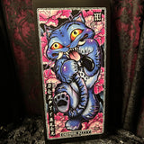 Derpy Kitty Mini Scroll - Art By Rose Demon