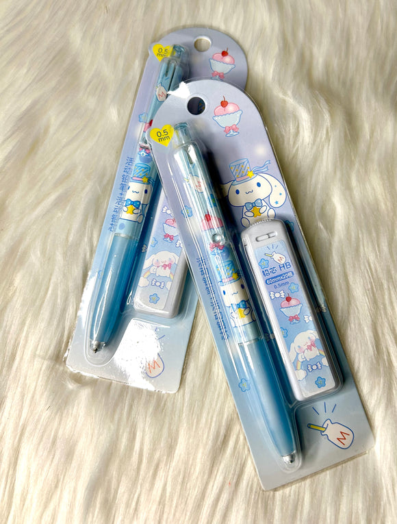 Sanrio Stationary - Mechanical Pencil Set - Cinnamon Roll