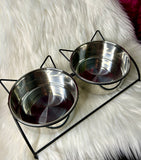 Cat Ear Double Bowls - medium