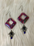 All that sparkles & bats - dangle earrings