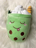 23cm Bubble Tea Plushie - Green