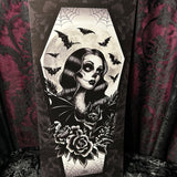 Gothic Bat lady Mini Scroll - Art By Rose Demon