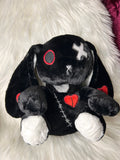 Bunny Plushie - small - black