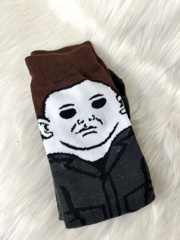 Horror Socks - Myers (darker)