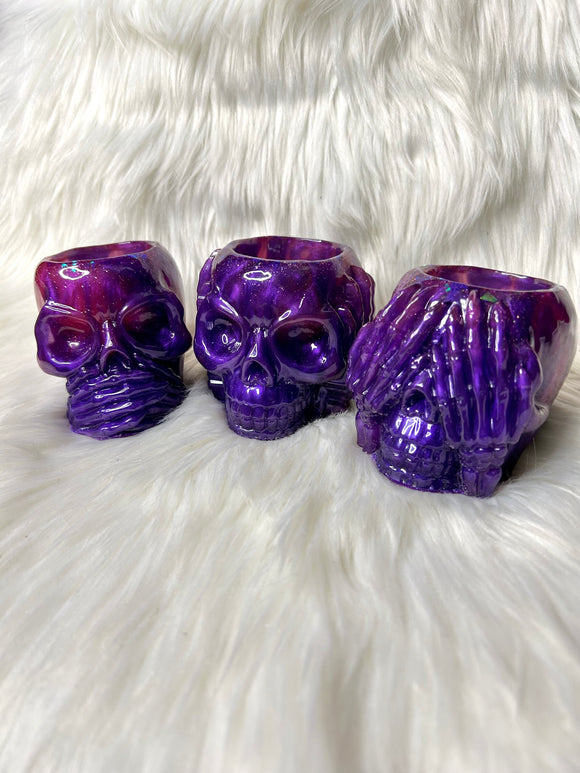 See, Speak & Hear no evil - Candle Holders (set)