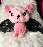 Sky Puppy Plushie (Bat) - small - pink