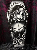 RD Naughty Nun coffin cutout - Art By Rose Demon