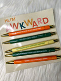 5pce Pen Set - Hi I’m Awkward