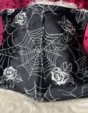 Spider Web & Roses - cushion cover