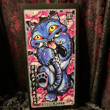 Derpy Kitty Mini Scroll - Art By Rose Demon