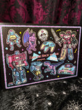 RD Take Me Back To The 90's (Black Version) A3 Print - Art By Rose Demon