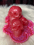 Skull Home Decor Tray - Glow in the dark