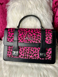 Star Struck - Bettie Bag - Pink Leopard