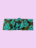 TSDC Betty Boo Band - Black & Teal Skull Damask