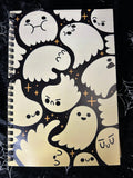 Ghosties - Spiral Notebook - Ruled 50 Pages
