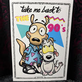 RD Rocko's Modern Life A4 Print - Art By Rose Demon