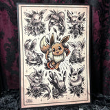Pokemon A4 Print - Art By Rose Demon