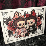 We are the Monsters A4 Print - Art By Rose Demon