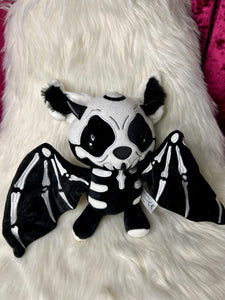 Sky Puppy Plushie (Bat) - white