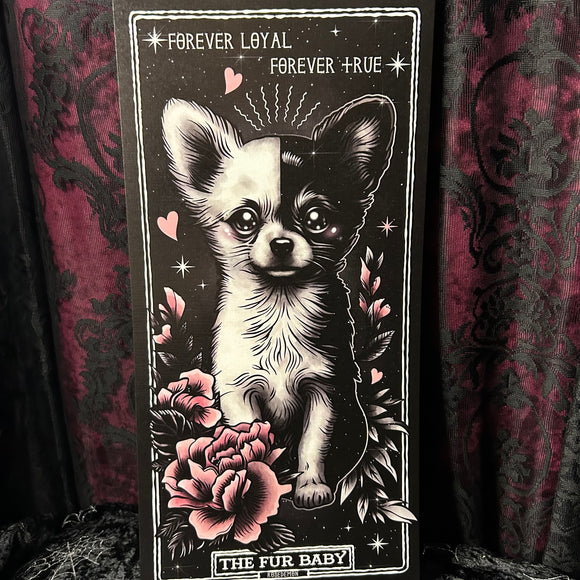 The Fur Baby Mini Scroll - Art By Rose Demon