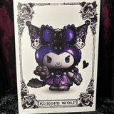 Kuromi Wolf A4 Print - Art By Rose Demon