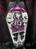 Draculaura - Coffin Cutout - Art By Rose Demon