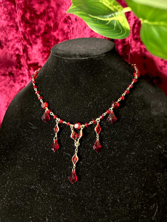 Opulence - Ravishing Red - Necklace