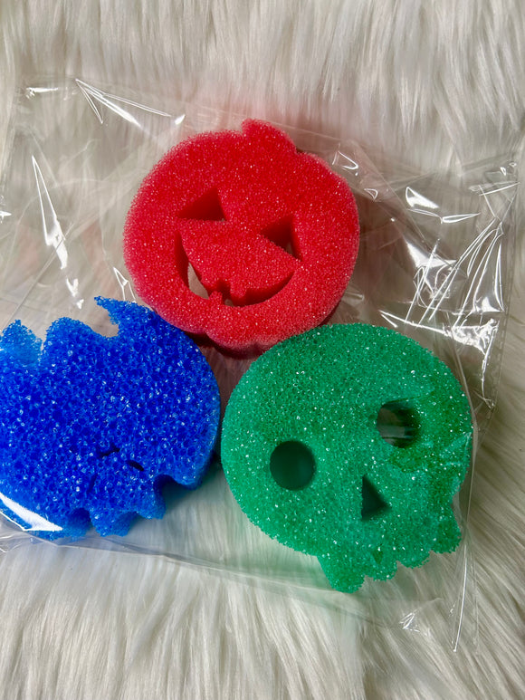 Scrubber sponge - spooky trio