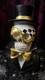 Male Skull Bust with Mask 30cm