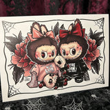 We are the Monsters A4 Print - Art By Rose Demon