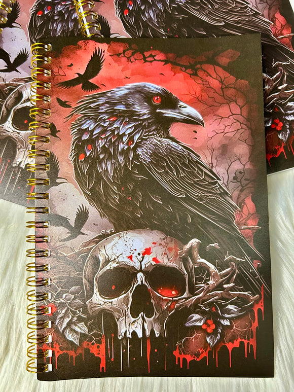 Ravens of the night - Spiral Notebook - Ruled 50 Pages