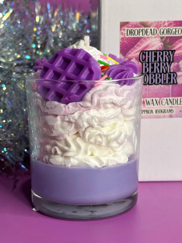 Cherry Berry Cobbler - Soy Candle - Drop Dead Gorgeous