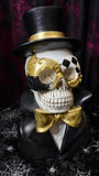 Male Skull Bust with Mask 30cm