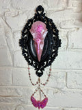 Home Decor - Raven Skull wall hanger