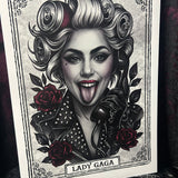 Lady Gaga A3 Print - Art By Rose Demon