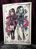 RD Scream Queens A4 Print - Art By Rose Demon