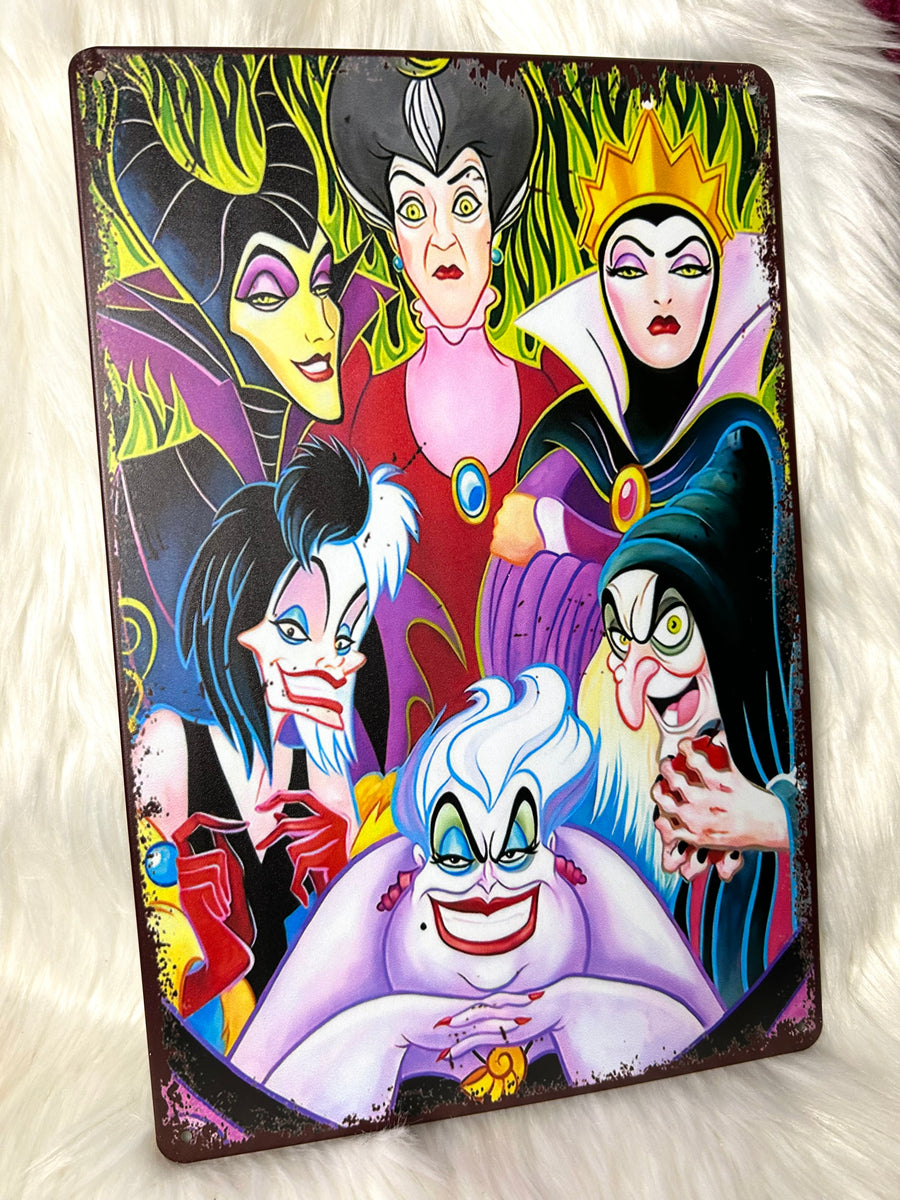 Villains - Tin Sign – Deluxe Creations and Designs