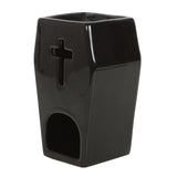 Gothic Black Coffin Halloween Oil Burner