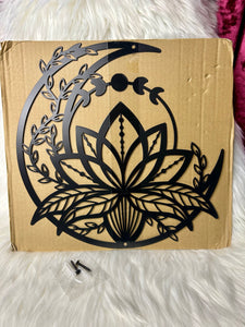 Lotus & Moon Wall Art