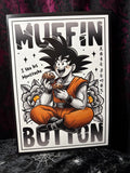 RD Muffin Button A4 Print - Art By Rose Demon