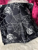 Spider Web & Roses - cushion cover