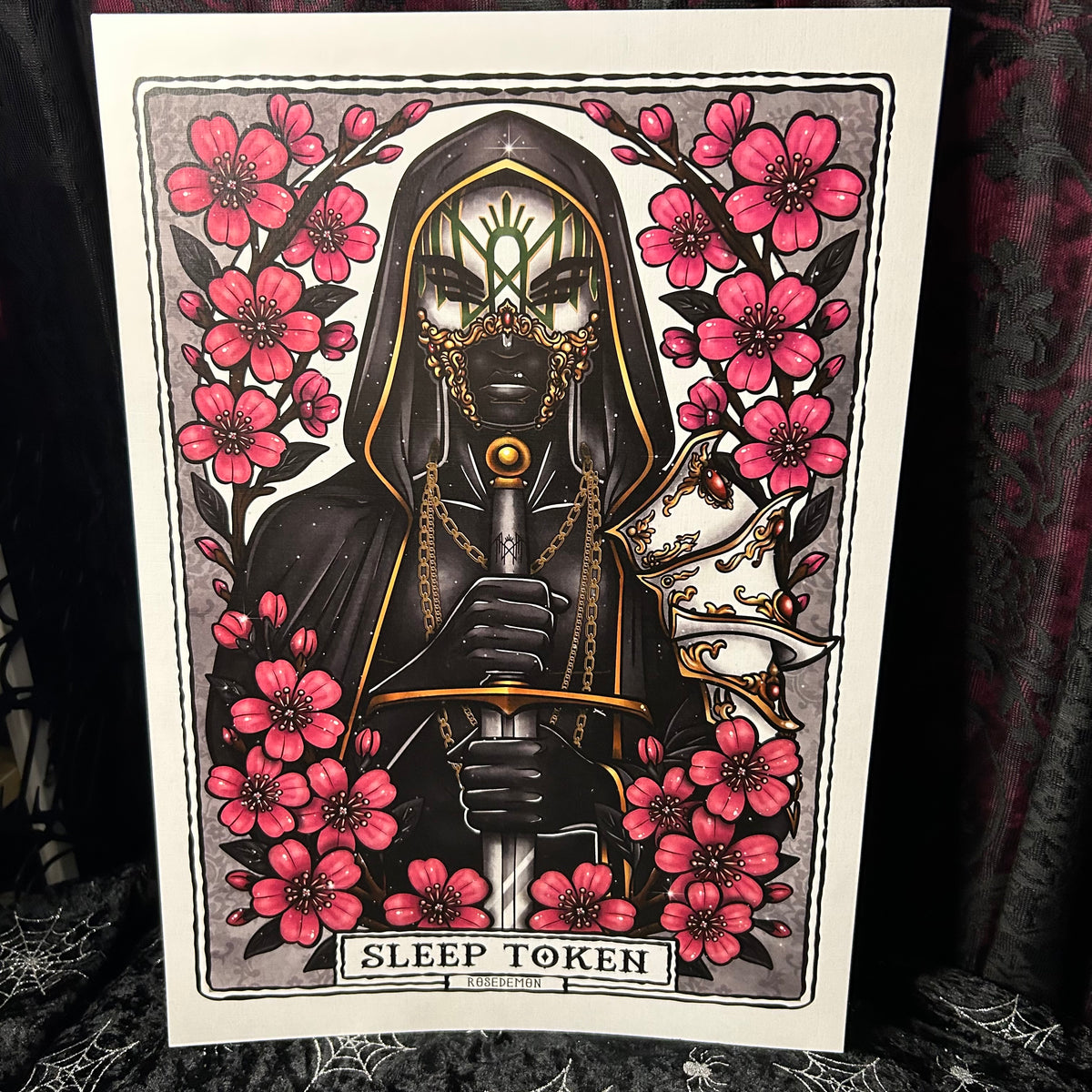 Sleep Token A3 Print - Art By Rose Demon – Deluxe Creations and Designs