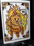 RD This is Fine A4 Print - Art By Rose Demon