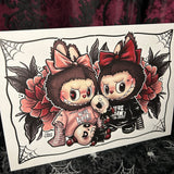 We are the Monsters A4 Print - Art By Rose Demon